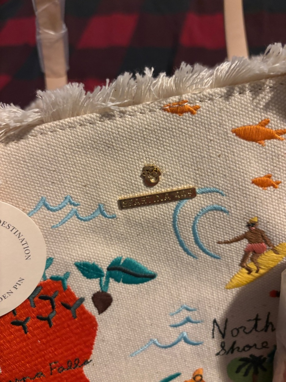 Spartina 449 Hawaiian Island Canvas Tote - Picture 5 of 8